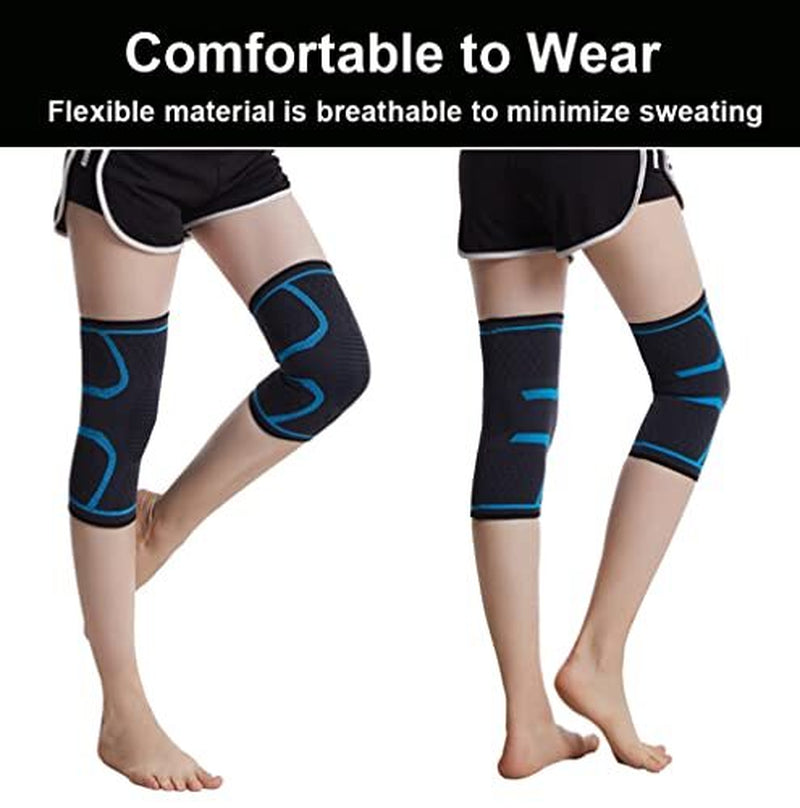 Rodilleras Gym Para El Dolor Levantar Pesas Deportivas Compresion Rodillera, S