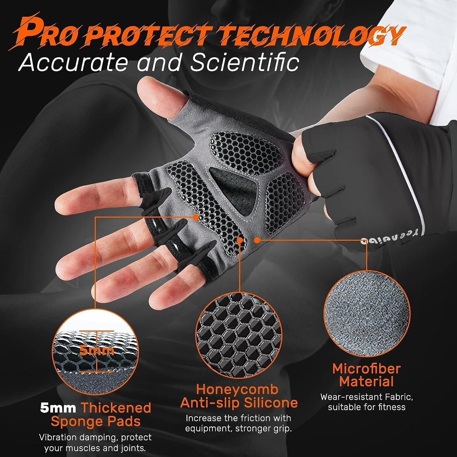 Guantes De Gimnasio Para Levantar Pesas Hacer Ejercicios Mujer Hombre Guantillas