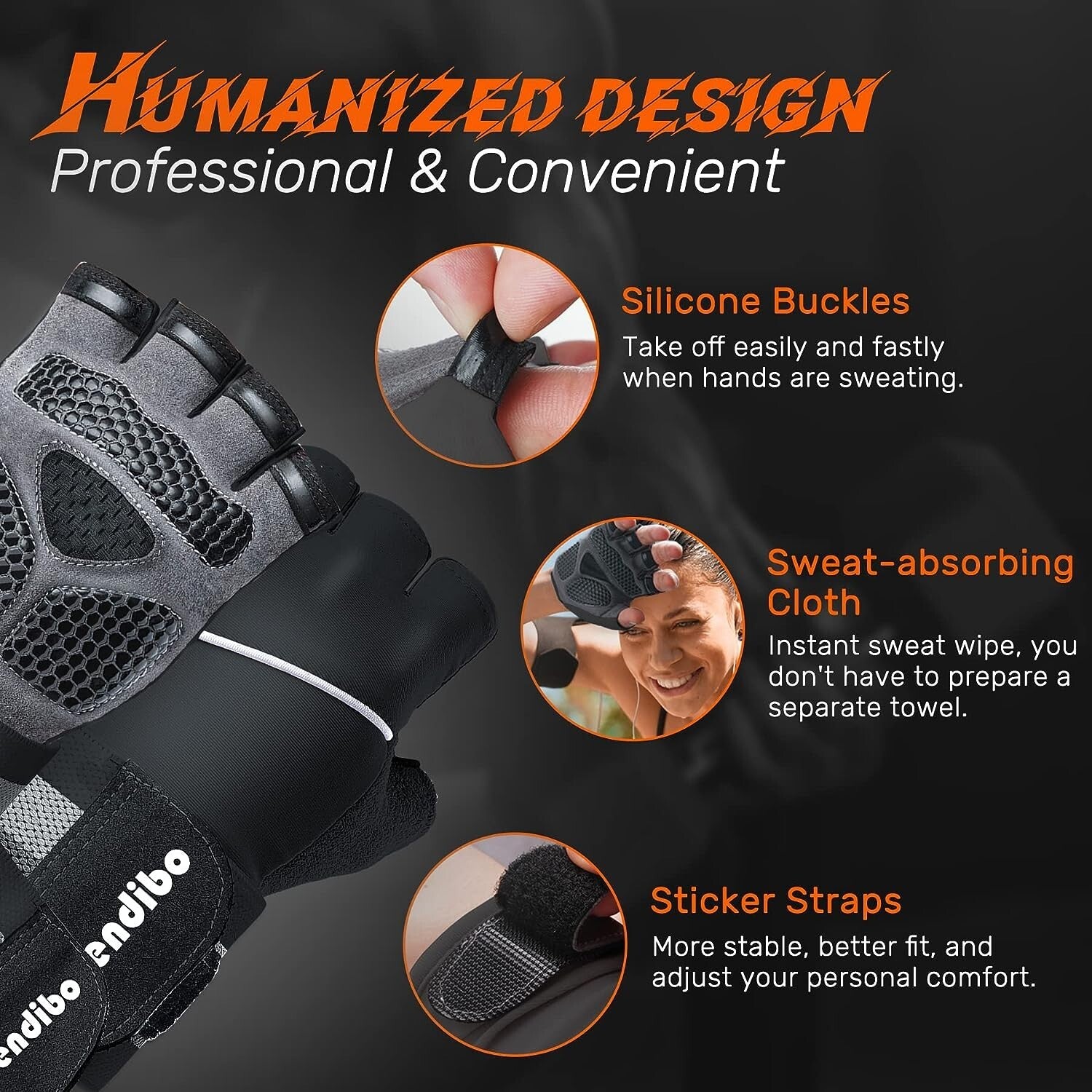 Guantes De Gimnasio Para Levantar Pesas Hacer Ejercicios Mujer Hombre Guantillas